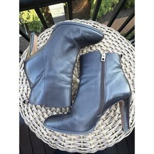 COACH Jemma Women’s Dark Brown Leather High Heeled Ankle Boot Woman’s Size 9B